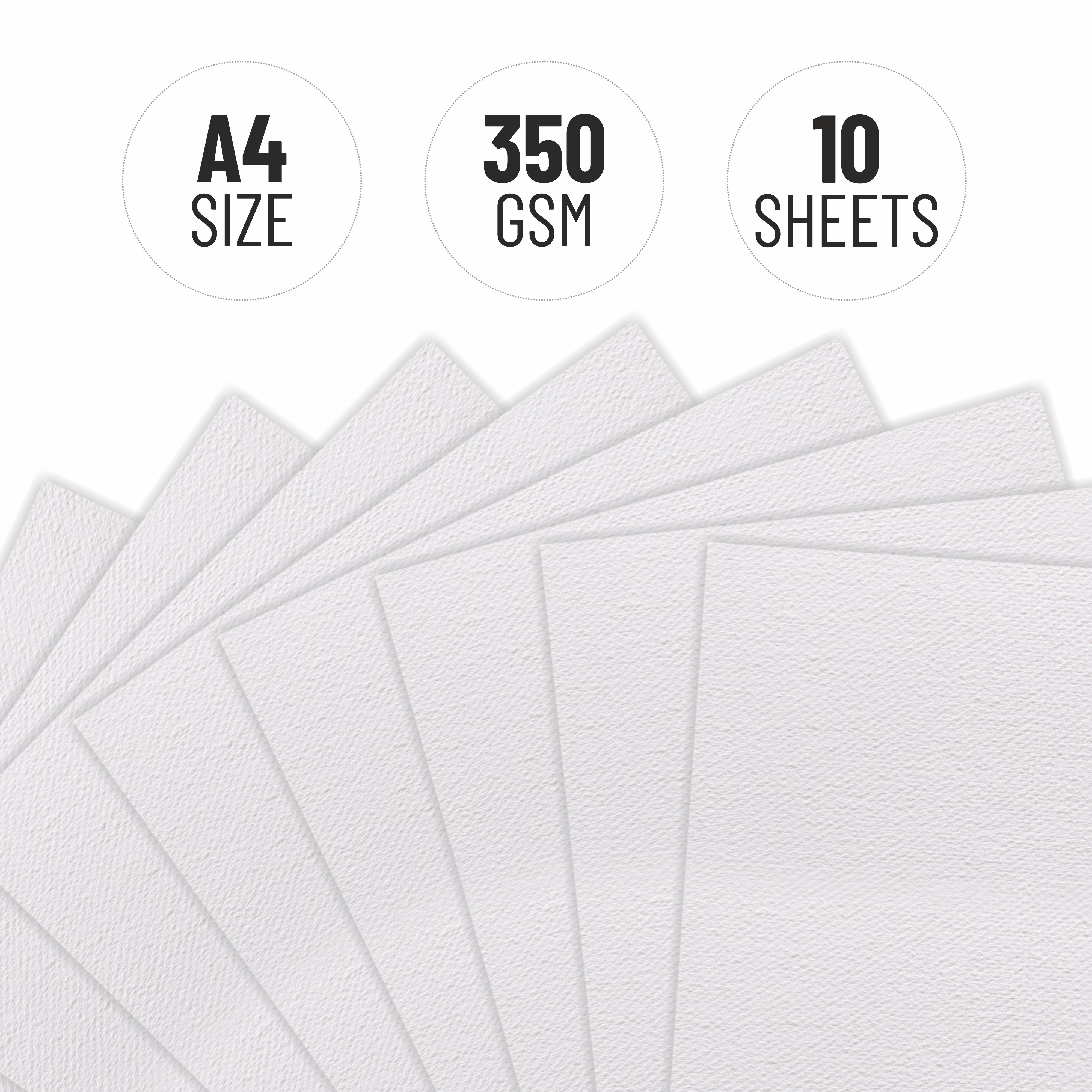 Anupam Oil Painting Paper-Canvas Textured Embossed Oil Paper-Acid Free-350 GSM